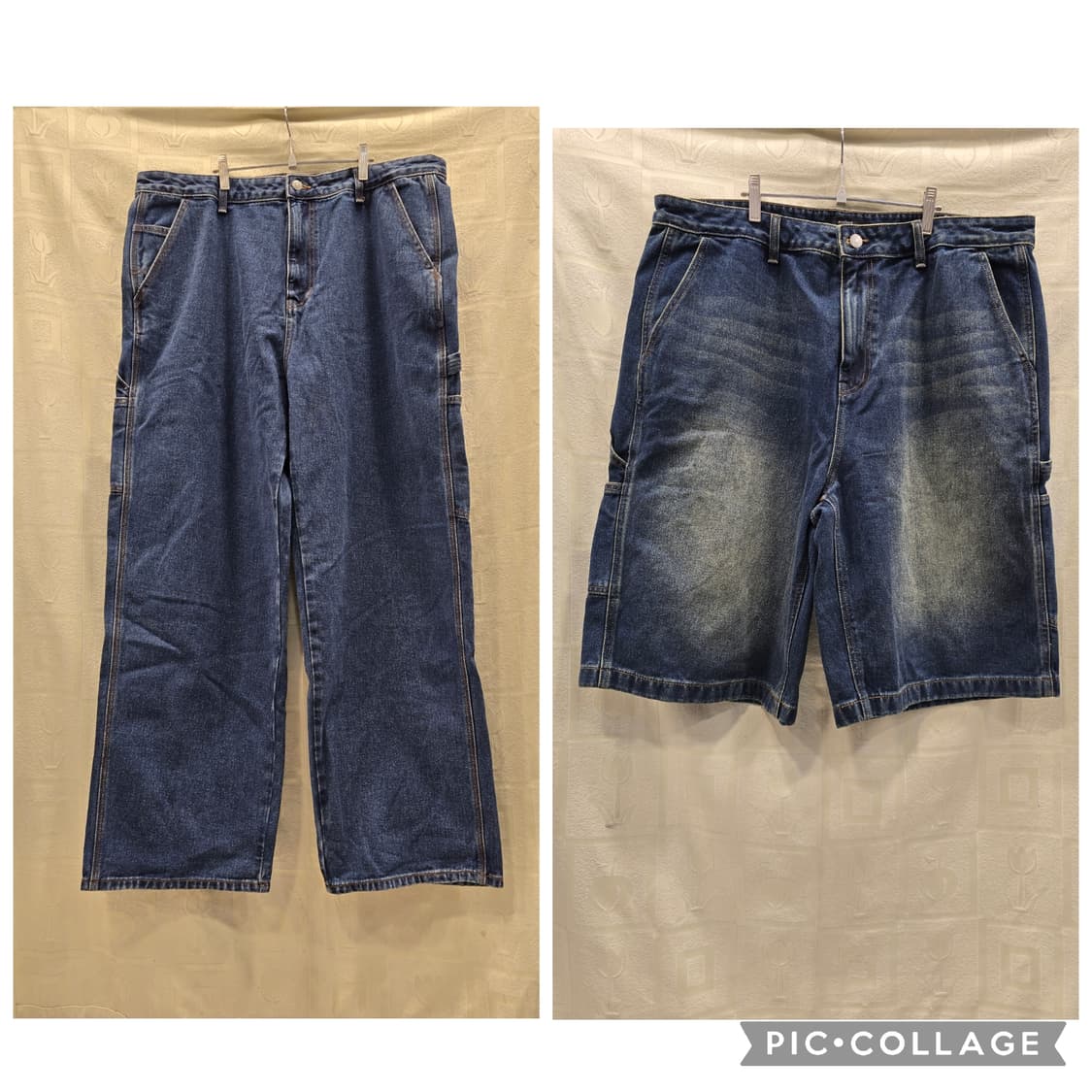 무신사 스탠다드 25년 데님 팬츠 & 반바지 세트 38 상품이미지1