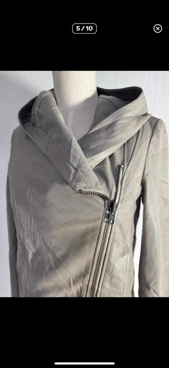 헬무트랭 램스킨 레더 자켓 상품이미지2