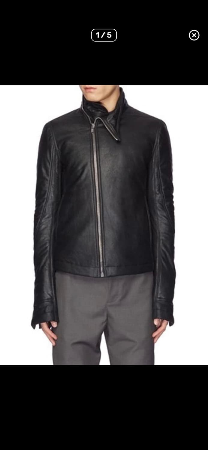 구매) rick owens 몰리노 가죽 자켓 48/50 상품이미지2
