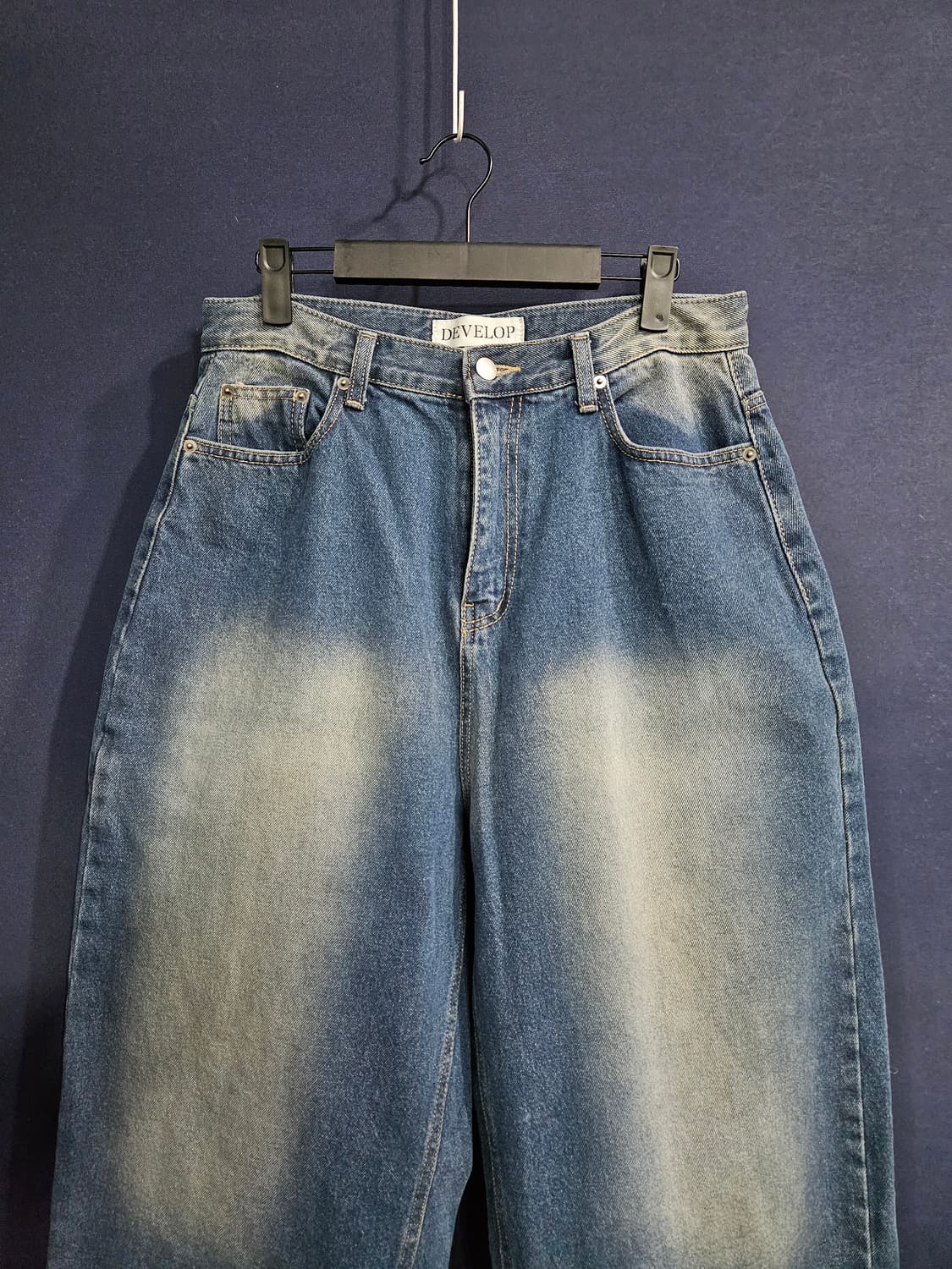 DEVELOP 디벨롭 블루 남성 허리 30 데님팬츠  상품이미지7
