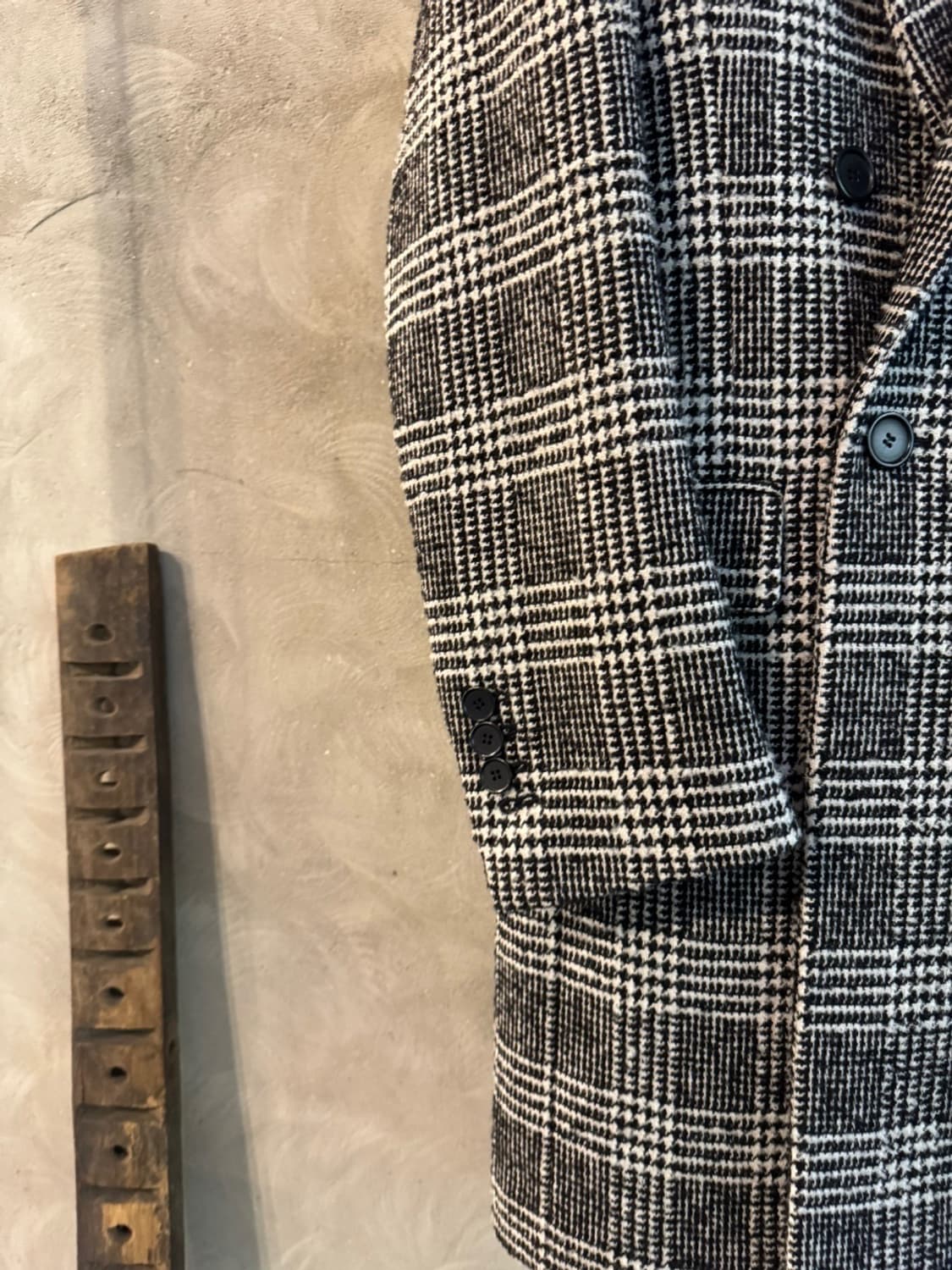 산드로 더블 브레스티드 코트 슬림100 상품이미지4