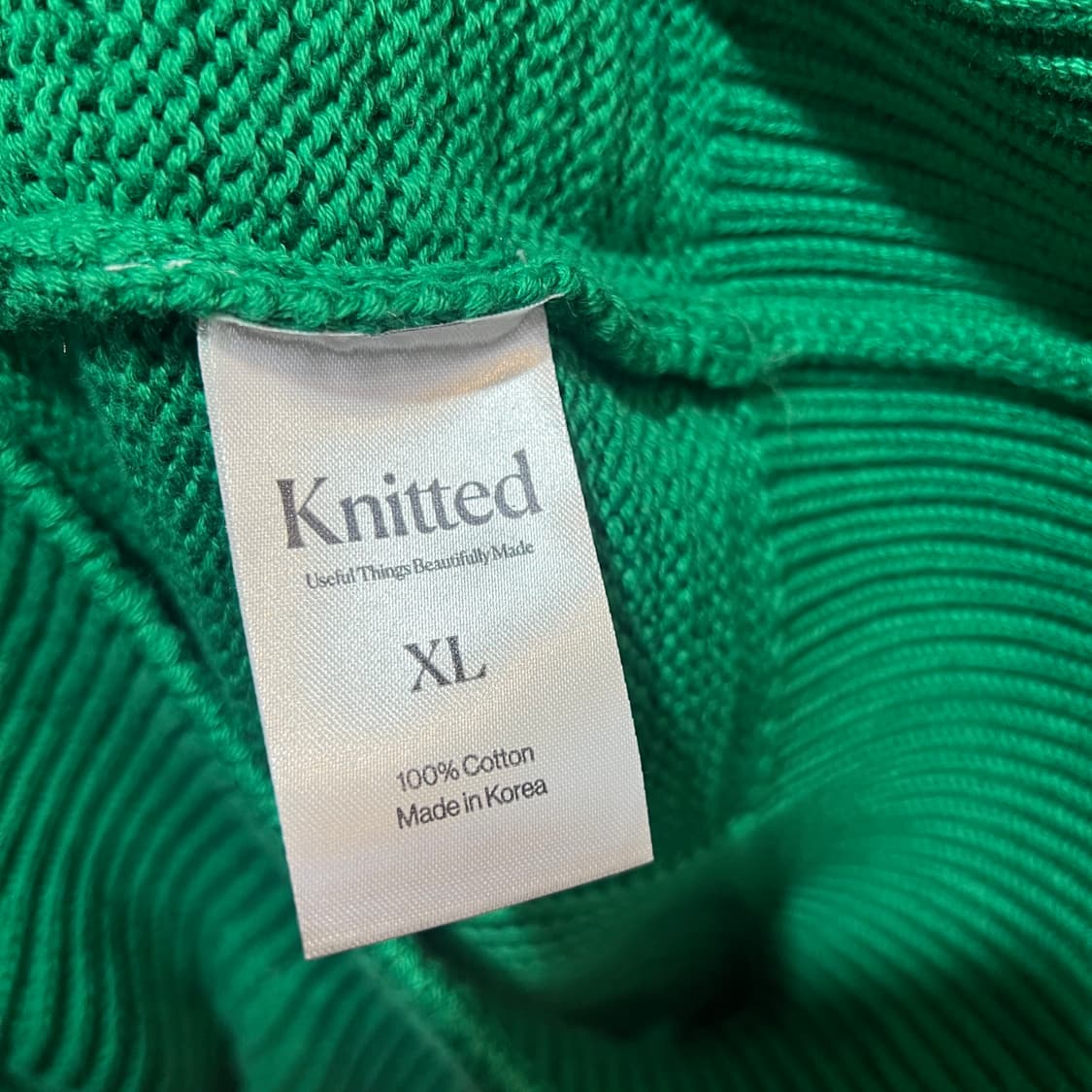 니티드 그린 니트 스웨터 상품이미지4