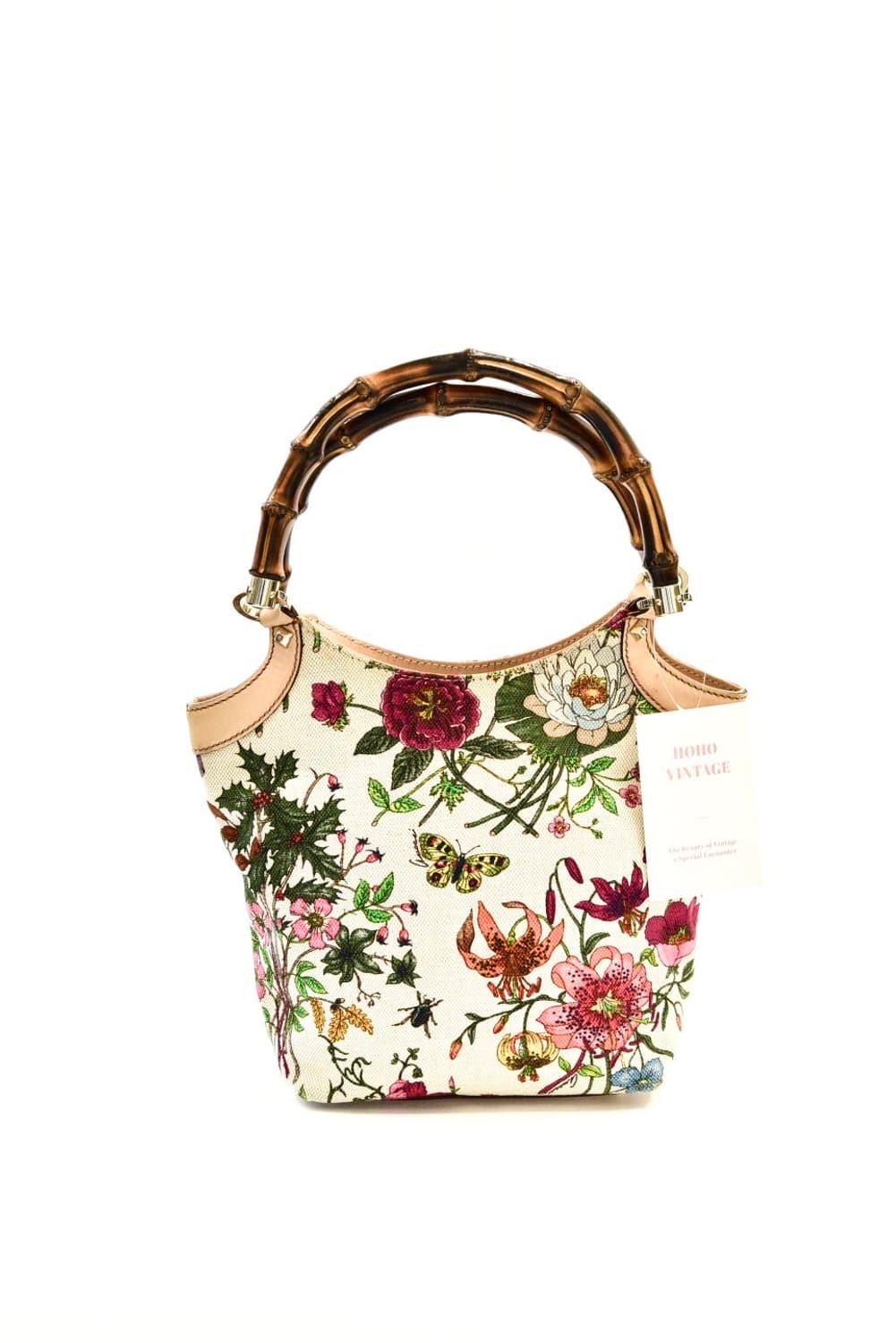 구찌 뱀부 멀티컬러 플로라 캔버스 토트백  (정품) 상품이미지1