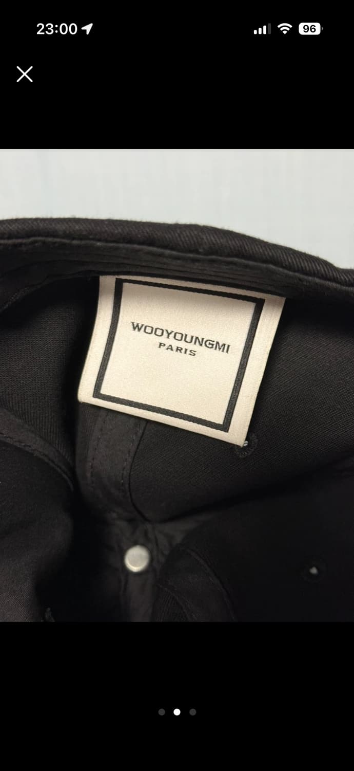 우영미 볼캡 블랙 상품이미지2