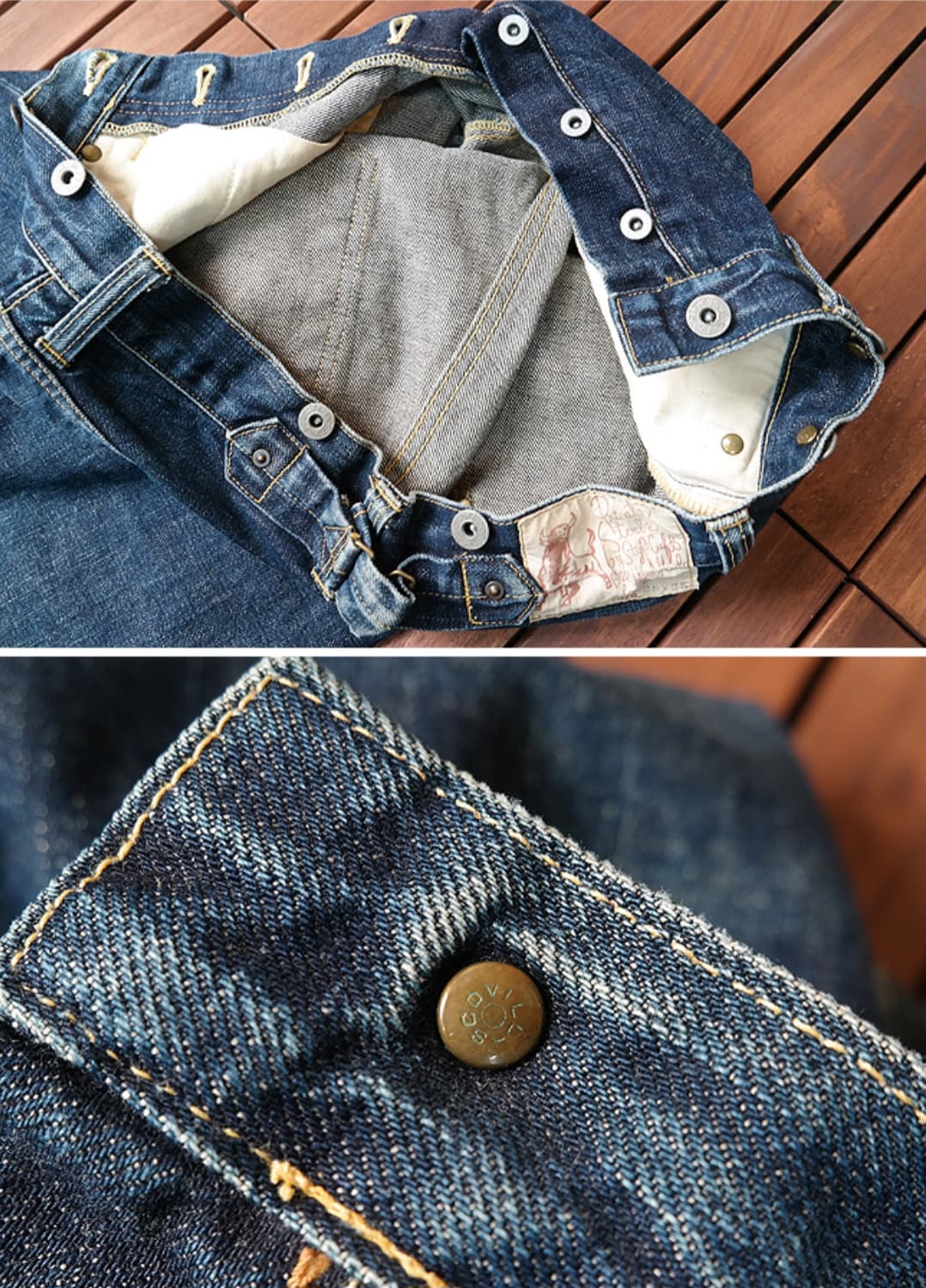 90S EVIS 에비스 에비수 초기모델 빈티지 셀비지데님 27사이즈  상품이미지8