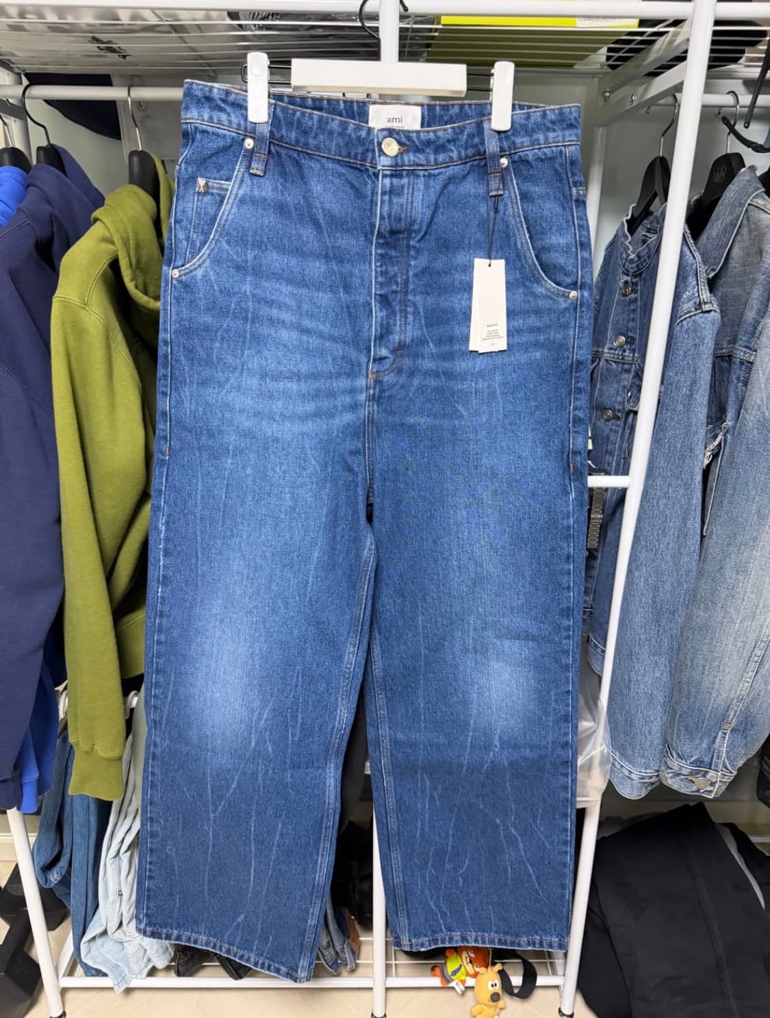 아미 배기핏 데님진 상품이미지1