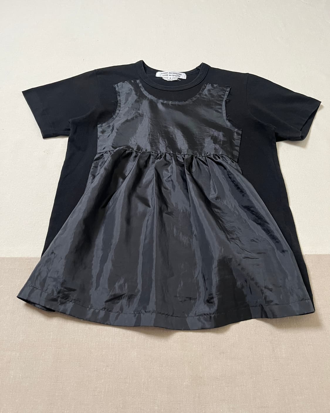 꼼데가르송 큐프라 패치 레이어드 티셔츠 comme des garcons 상품이미지3