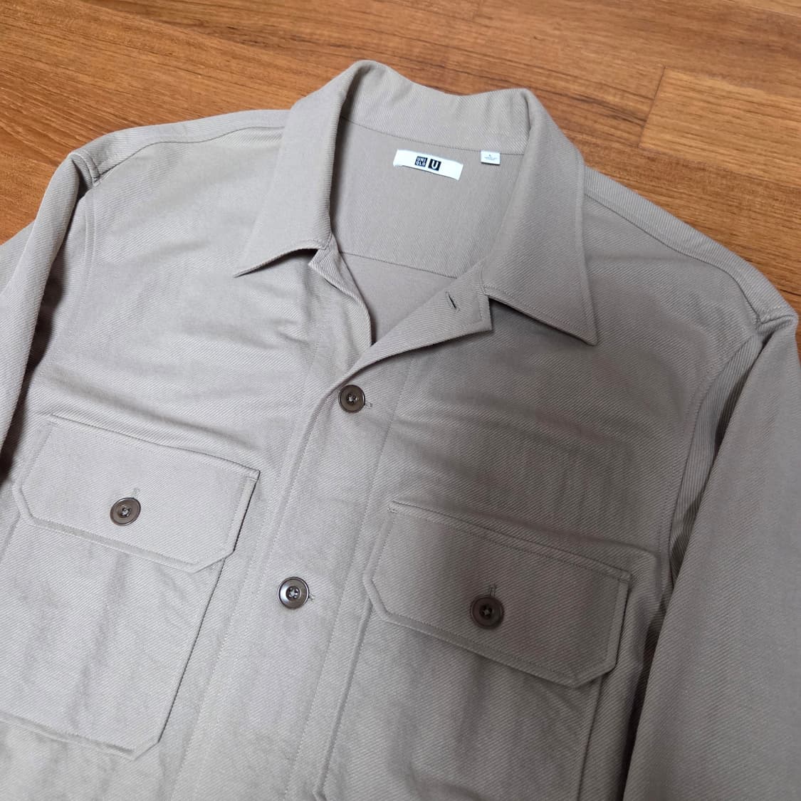 유니클로U 밀리터리 저지 셔츠 L사이즈 상품이미지3
