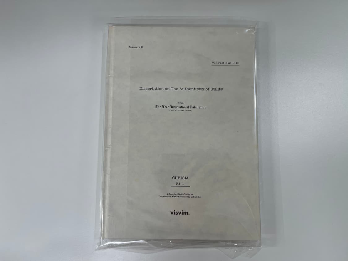 비즈빔 FW09-10 디자인 아카이브 룩북 visvim 상품이미지1