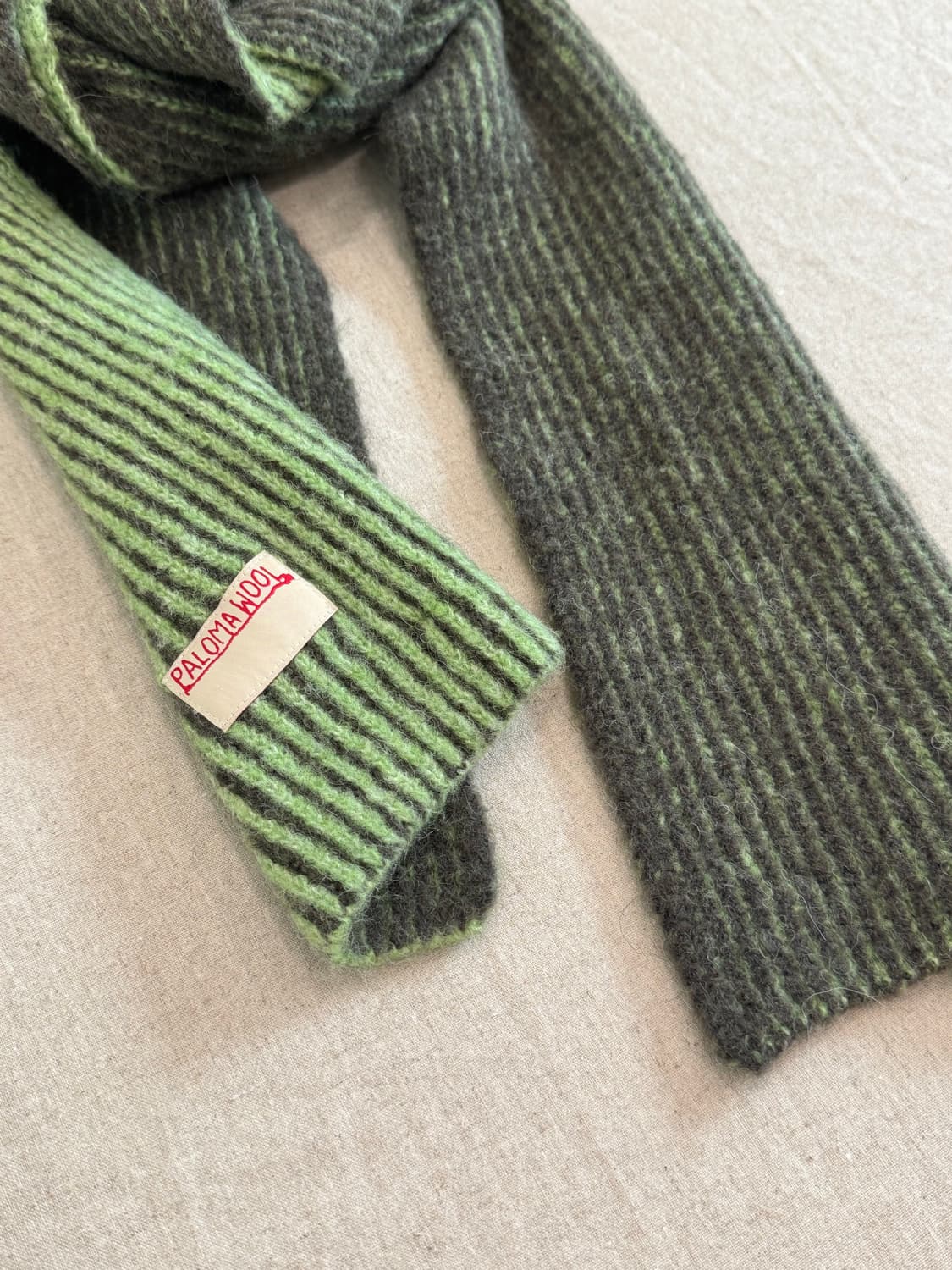 팔로마 울 그린 머플러 상품이미지3