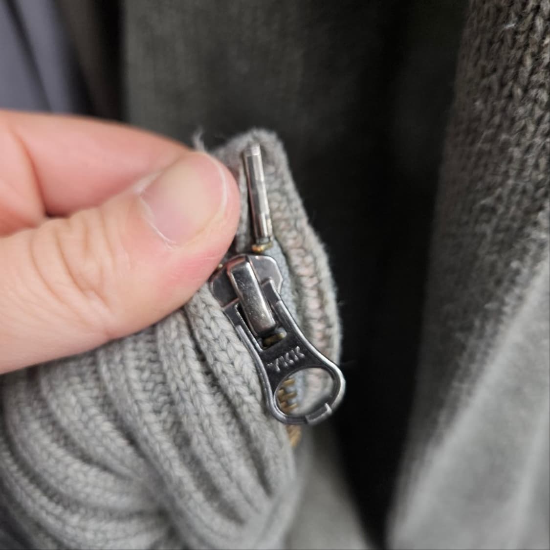 폴로 랄프 로렌 코튼 니트 집업 L 상품이미지5