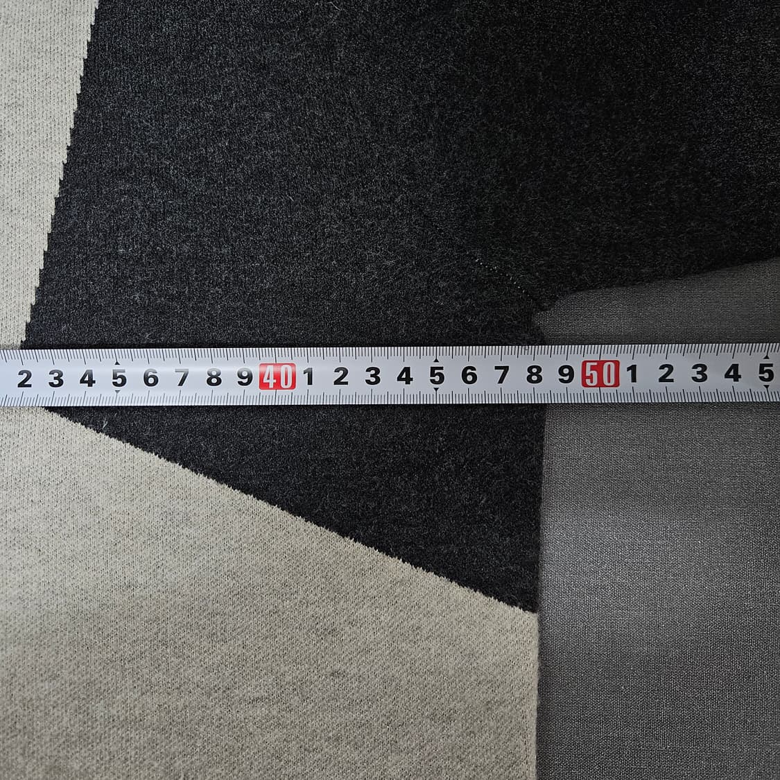 95 SYSTEM 시스템옴므 아이보리 컬러 블록 니트 상품이미지5