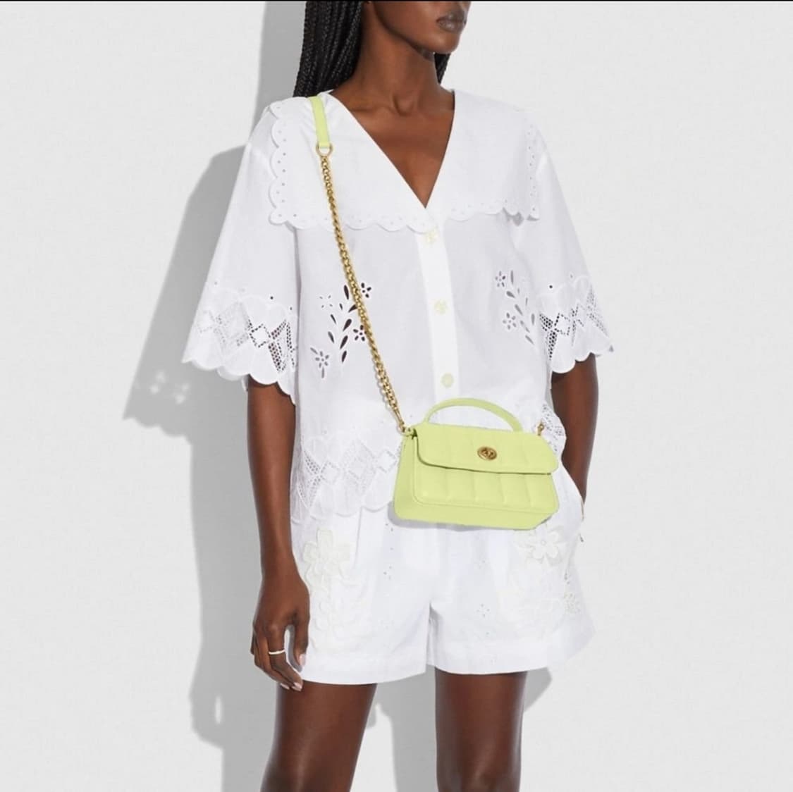 (새상품) 코치 가방 턴락 클러치 20 위드 퀼팅 토트백/크로스백/숄더백 상품이미지9