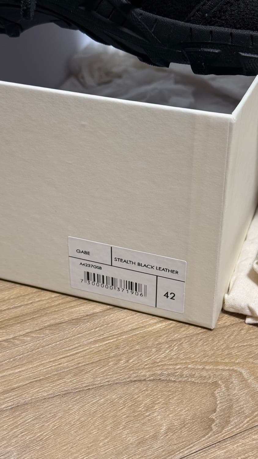 [42] 아워레가시 가베 스텔스 블랙 레더 상품이미지7