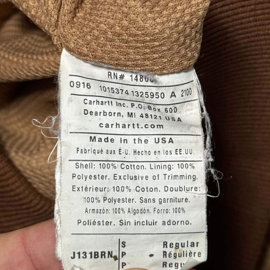 S 칼하트 후드자켓 상품이미지5