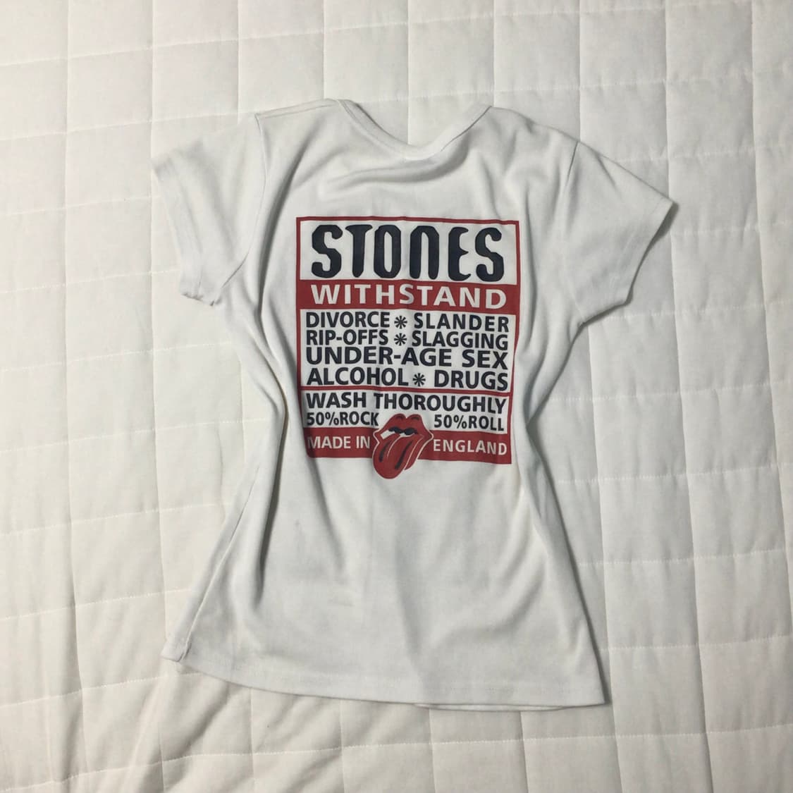 slim 00s vintage rolling stones band tee 상품이미지2