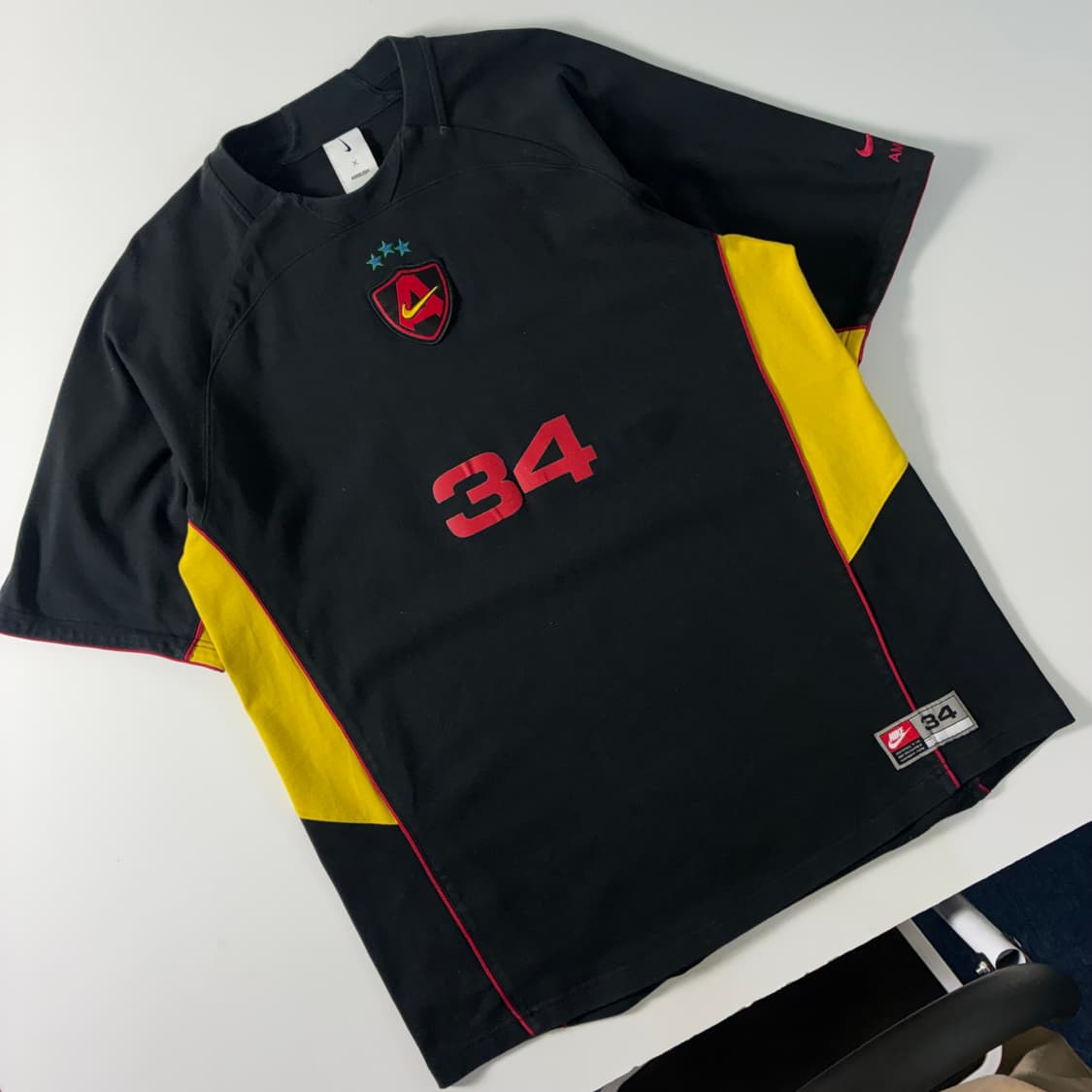 Nike  나이키 x 앰부쉬 져지탑 블랙 반팔 티셔츠  상품이미지2