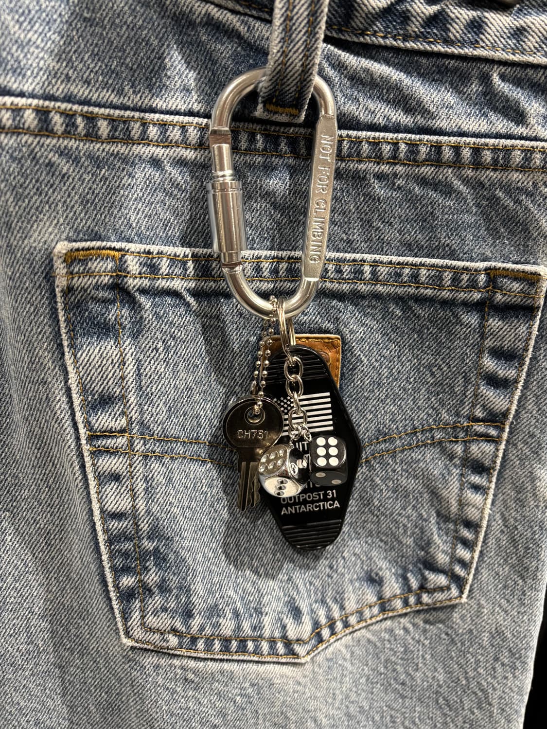 vintage keyring (USA hotel) 상품이미지2