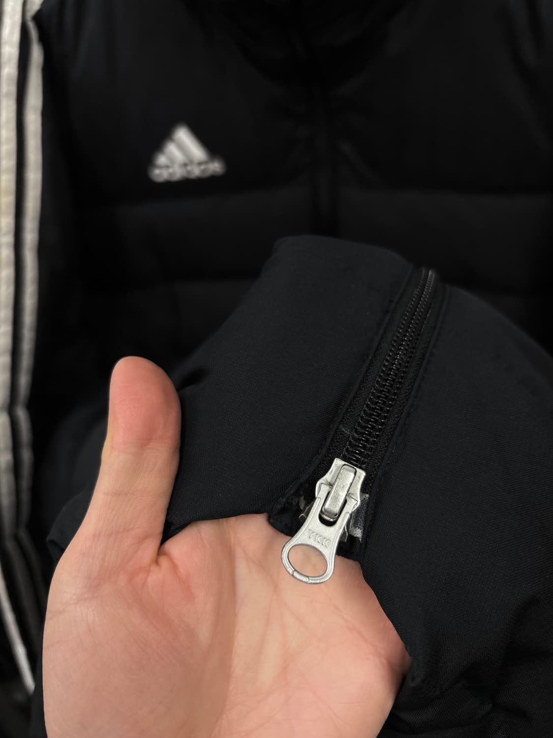 아디다스 후드탈착 롱 다운패딩 상품이미지6