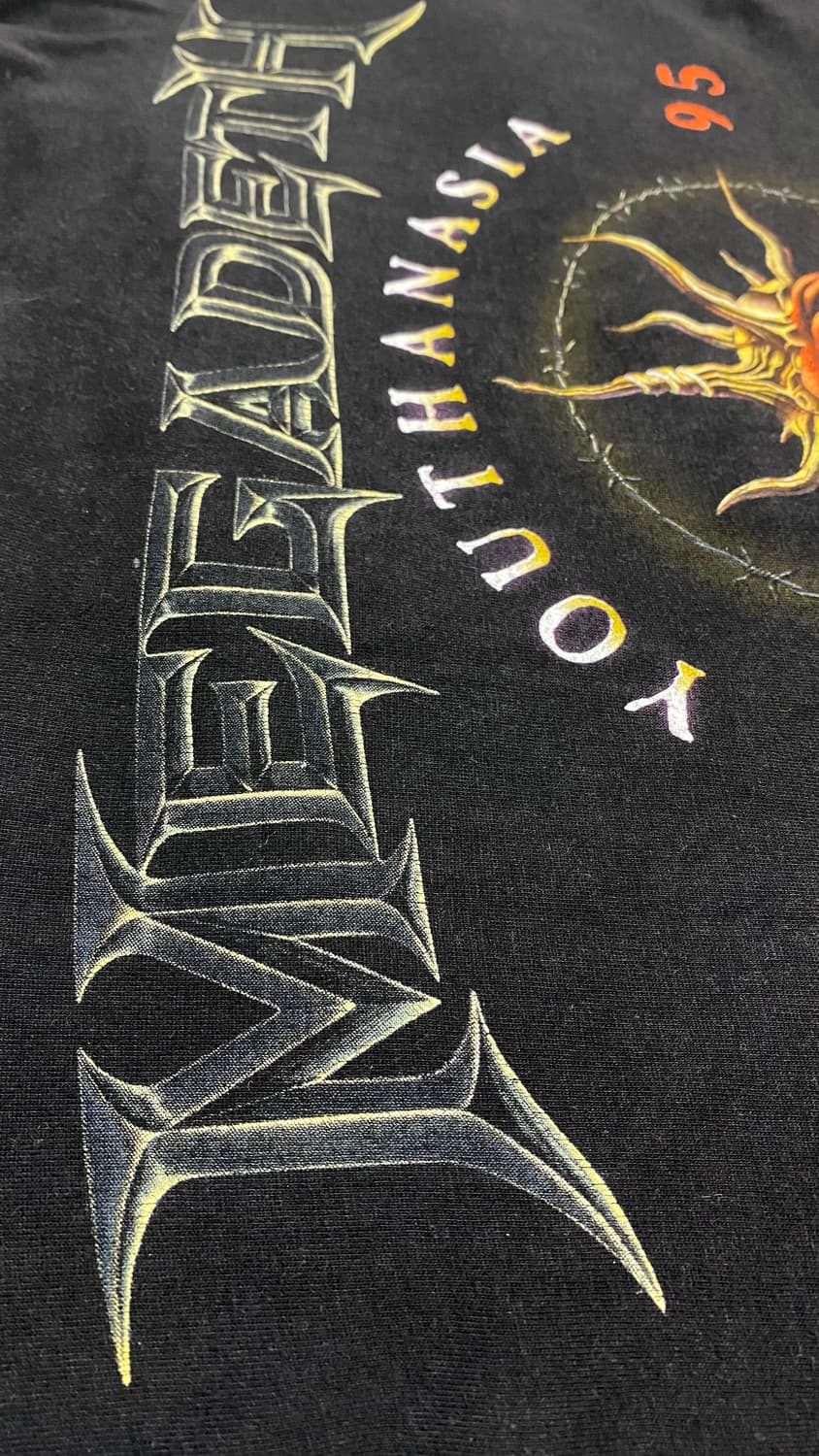 빈티지 90s megadeth 메가데스 밴드 티셔츠 2xl xxl 상품이미지5
