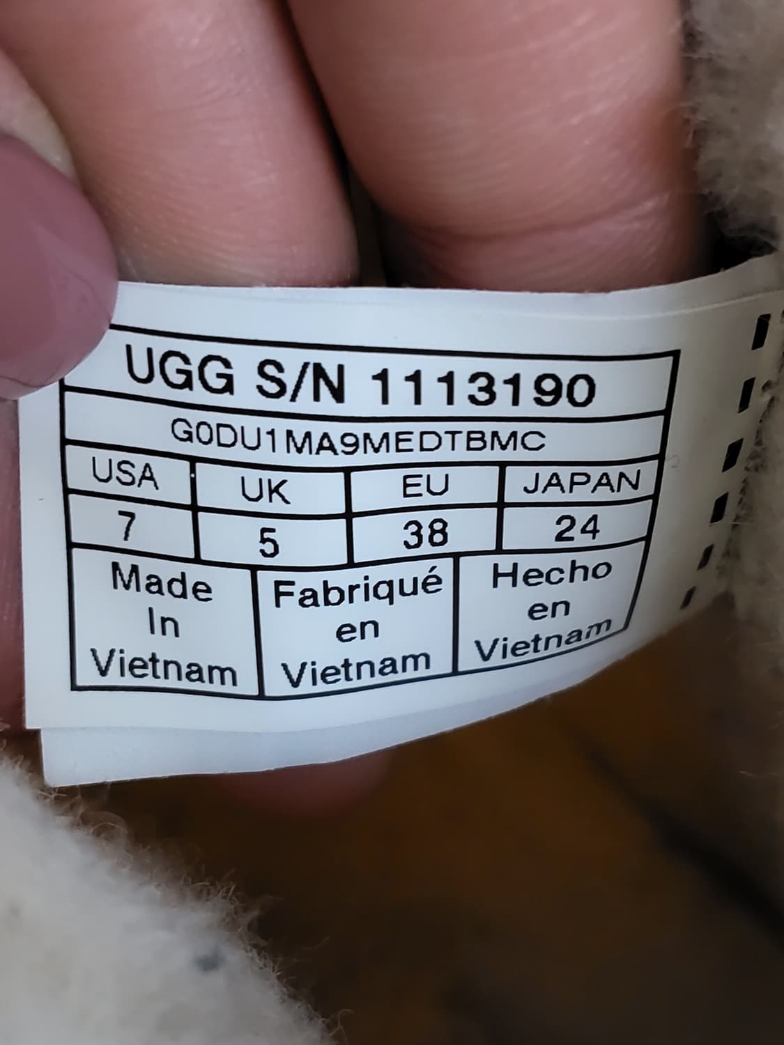 어그 클리어 부츠 정품 240사이즈 상품이미지9