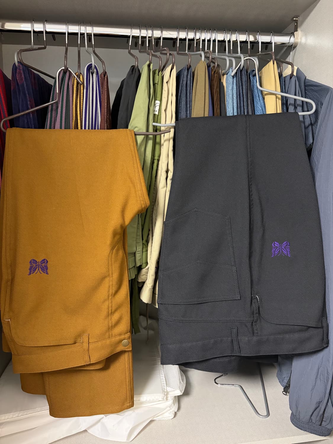 Needles 니들스 페니진 블랙 팬츠 L (32-34) 국내매장판 상품이미지6