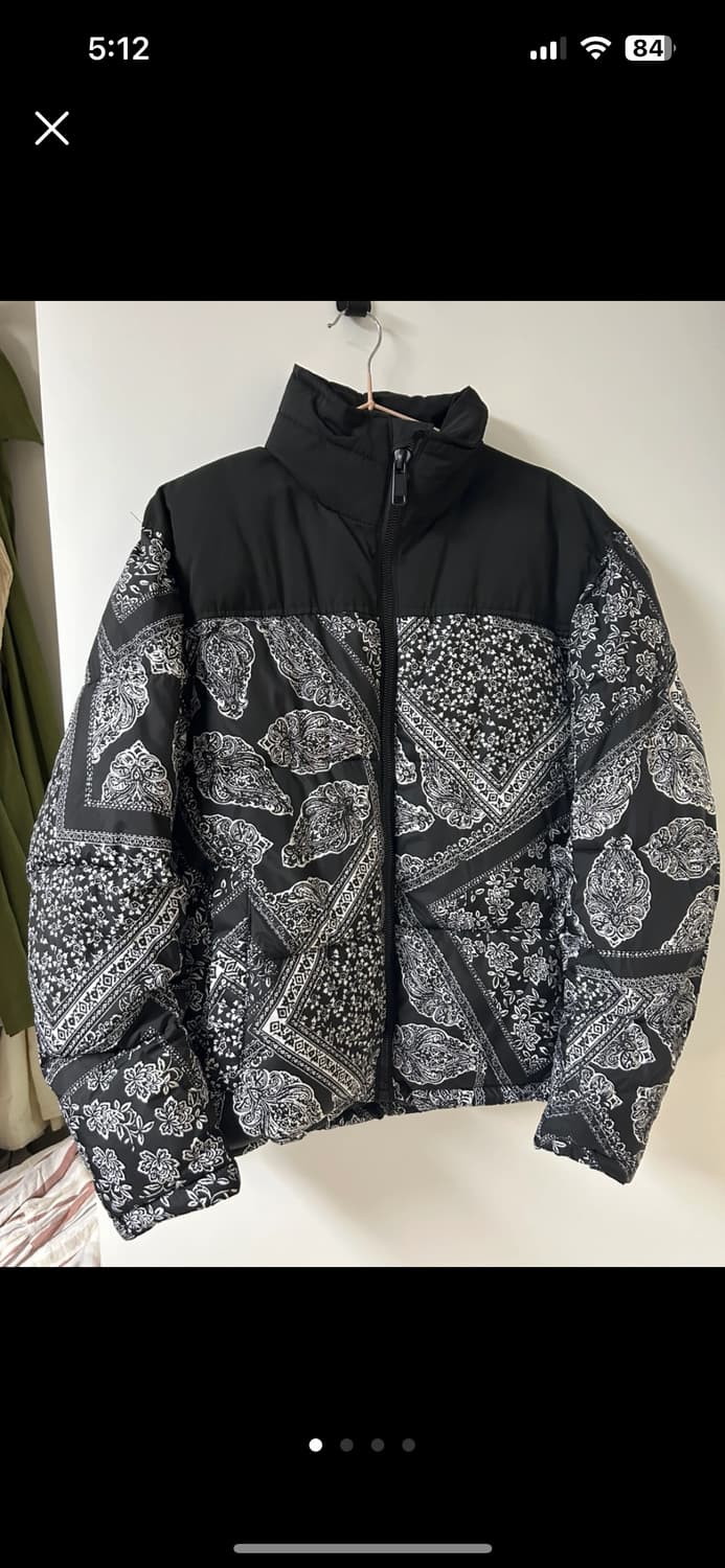 ZARA 페이즐리 패딩 자켓 95사이즈(남녀공용) 상품이미지1