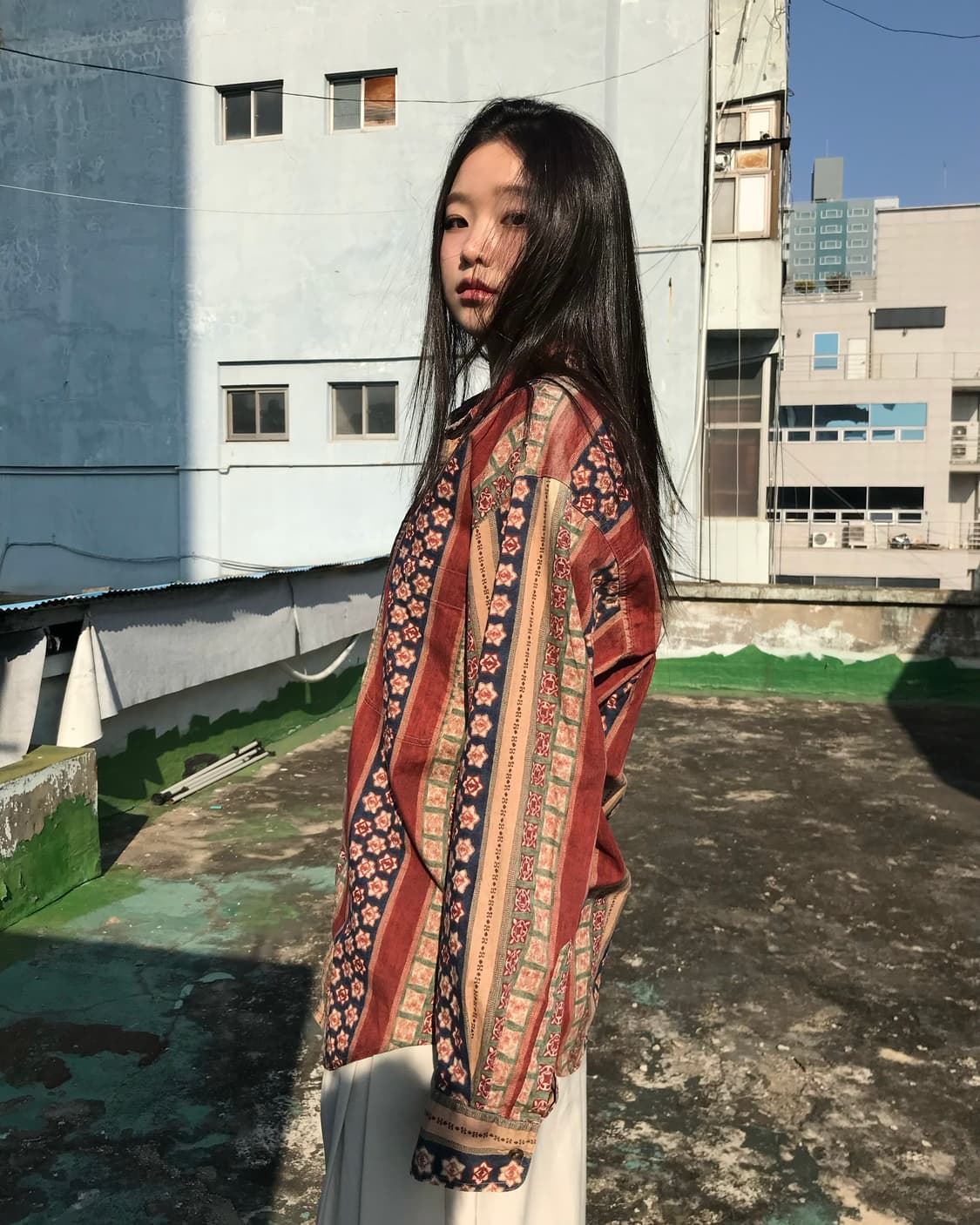 CHAPS 에스닉 패턴 셔츠  상품이미지3