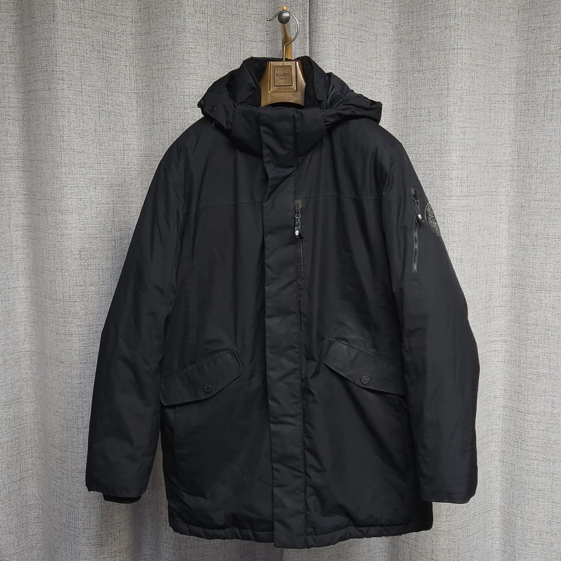 105 ) 노스페이스 맥머도 거위털 구스 패딩 블랙 상품이미지1