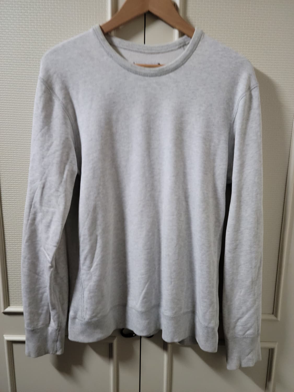 REIGNING CHAMP 레이닝챔프 맨투맨 M/M 라이트그레이 상품이미지1