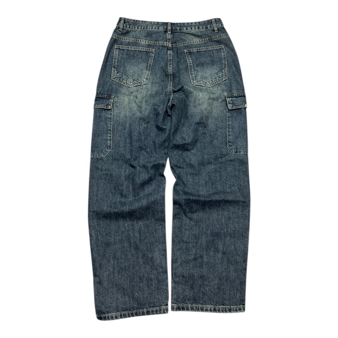 ✨ (새상품) 빈티지 데님 카고 팬츠 상품이미지2