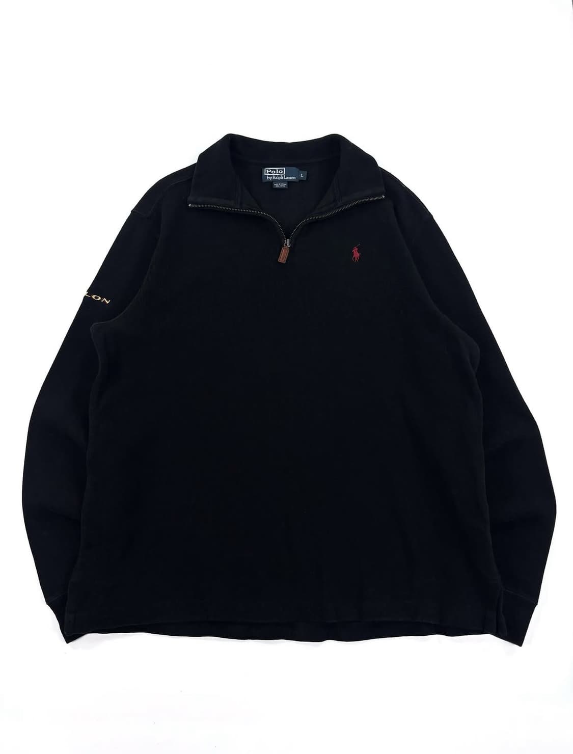 폴로 랄프로렌 반집업 블랙 니트  상품이미지1