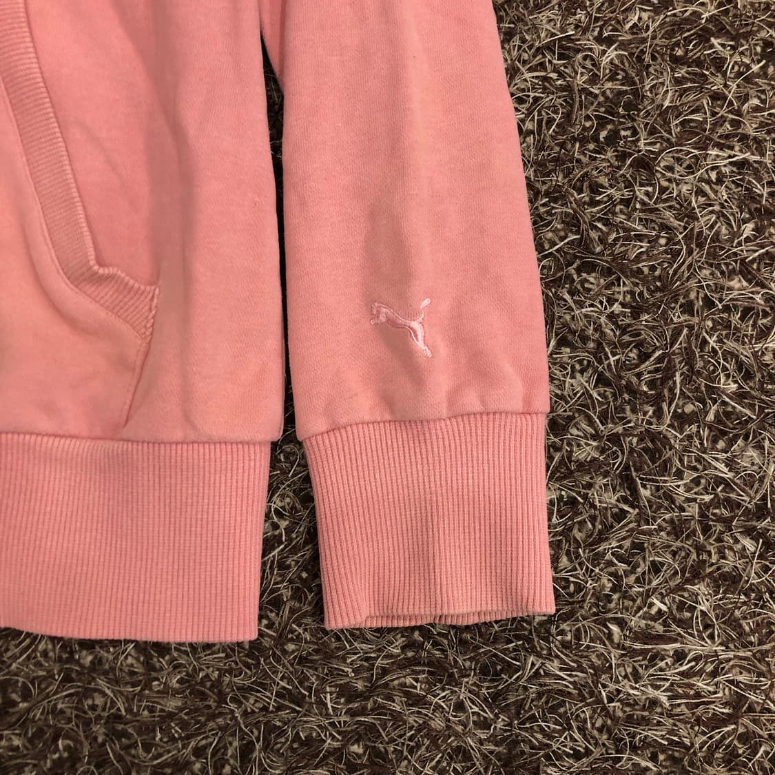 푸마 딸기우유 핑크 스웻 져지 트랙탑 상품이미지3