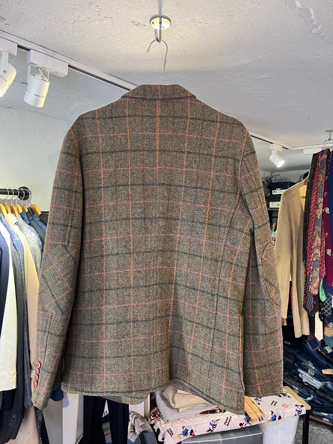 인터메조 울 체크 자켓(한국제) 상품이미지2