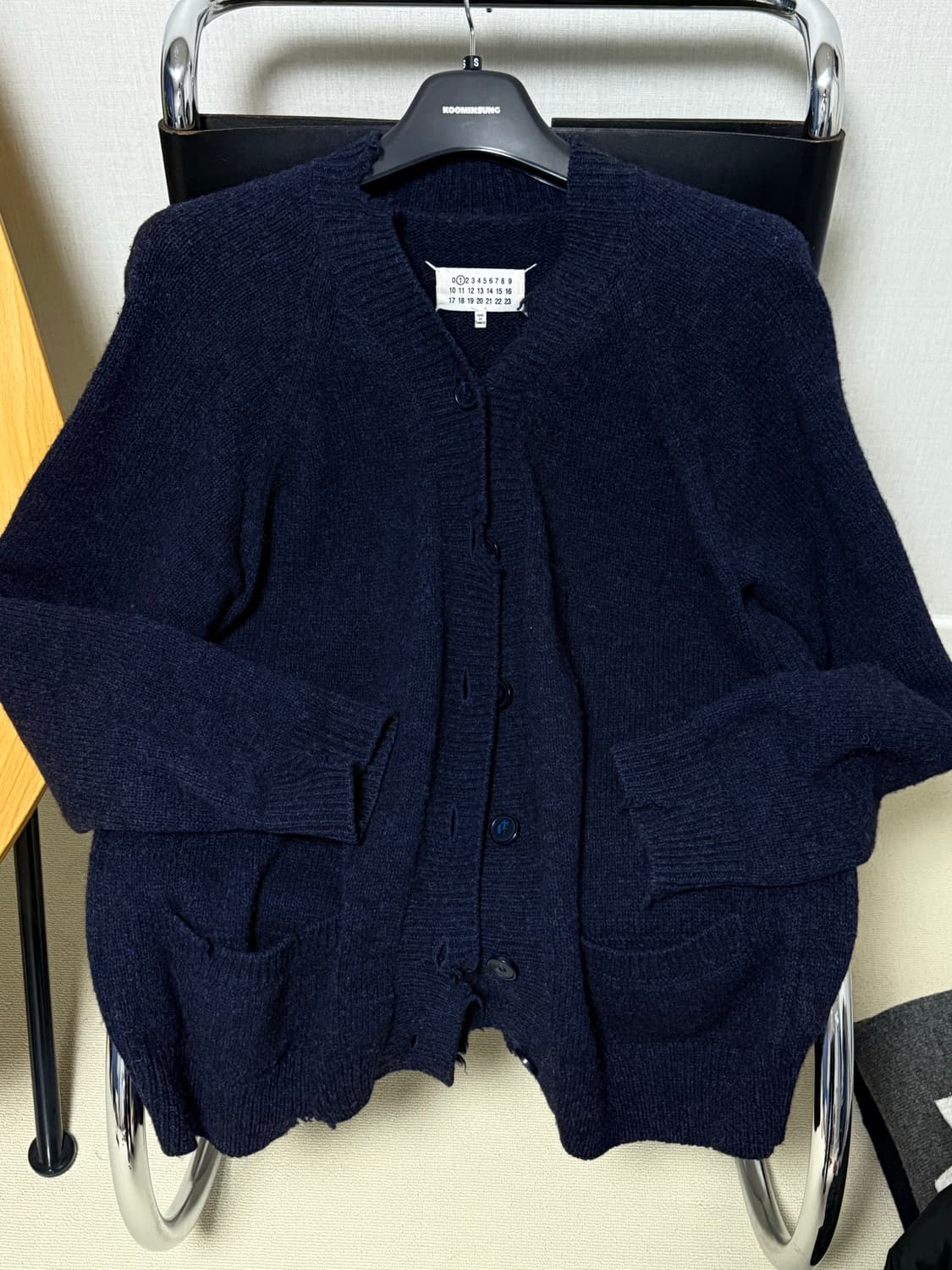 마르지엘라 오버사이즈드 디스 니트 가디건 상품이미지3