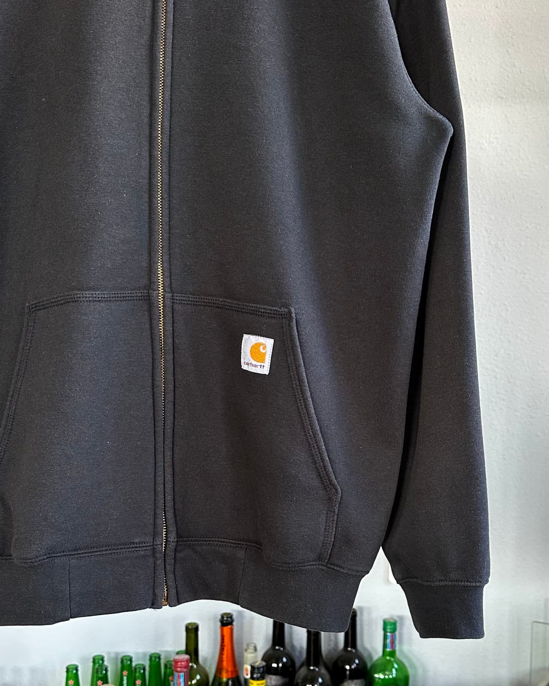 [L]칼하트 미드웨이트 기모 후드집업 상품이미지3