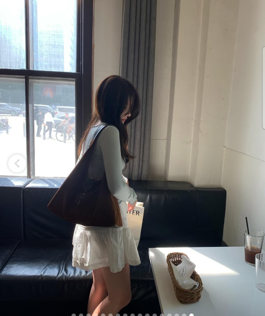 (새상품) 레이지샵 스웨이드백 상품이미지1