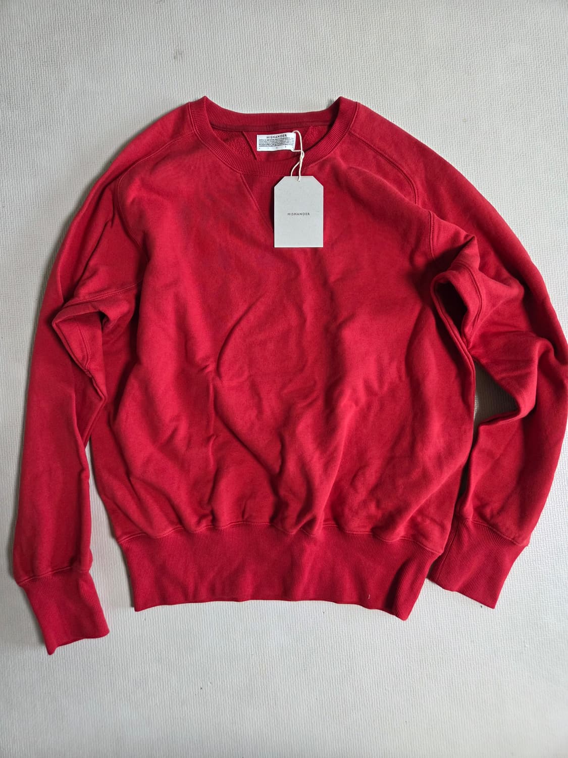 (3) 히즈핸더 스웻셔츠 맨투맨 레드 상품이미지2