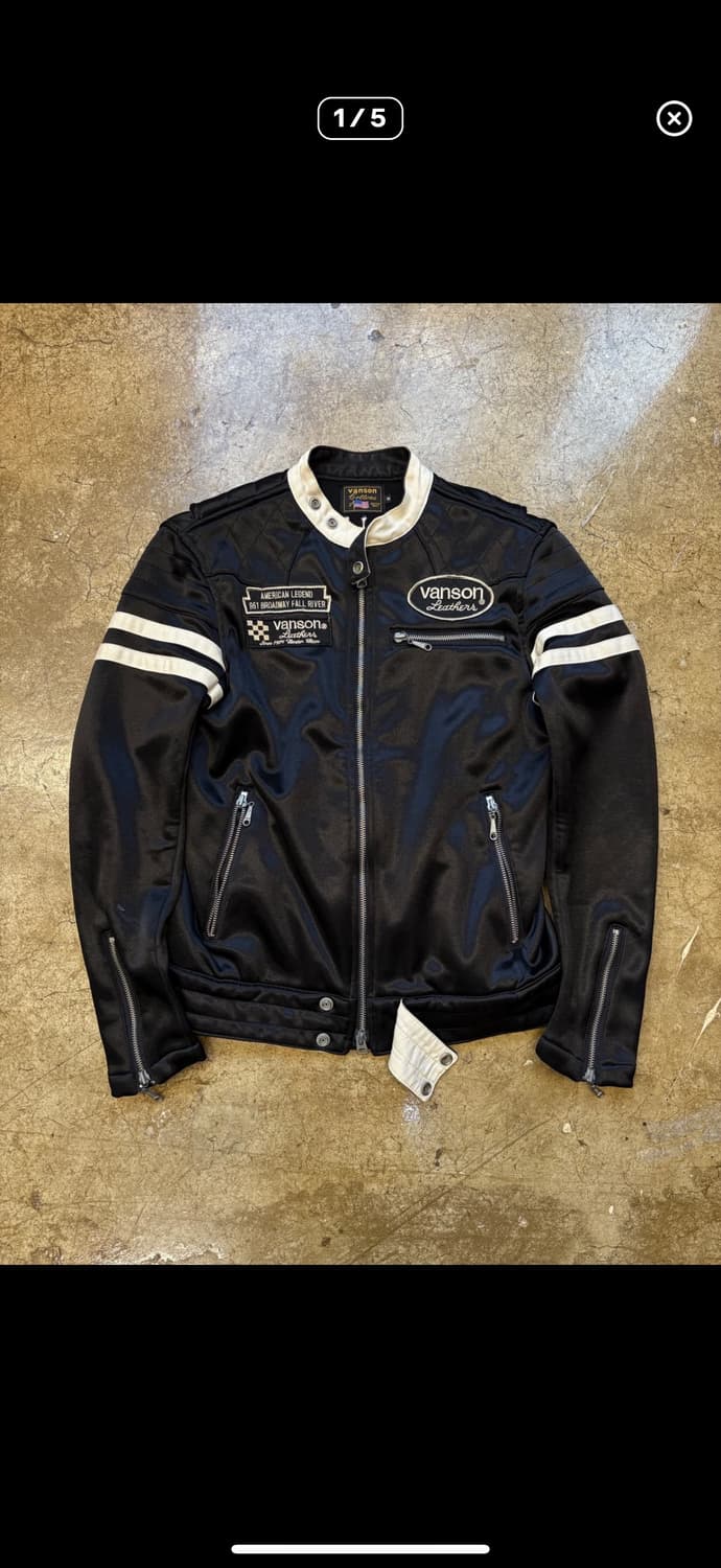 밴슨 vanson 레이싱 재킷 상품이미지1