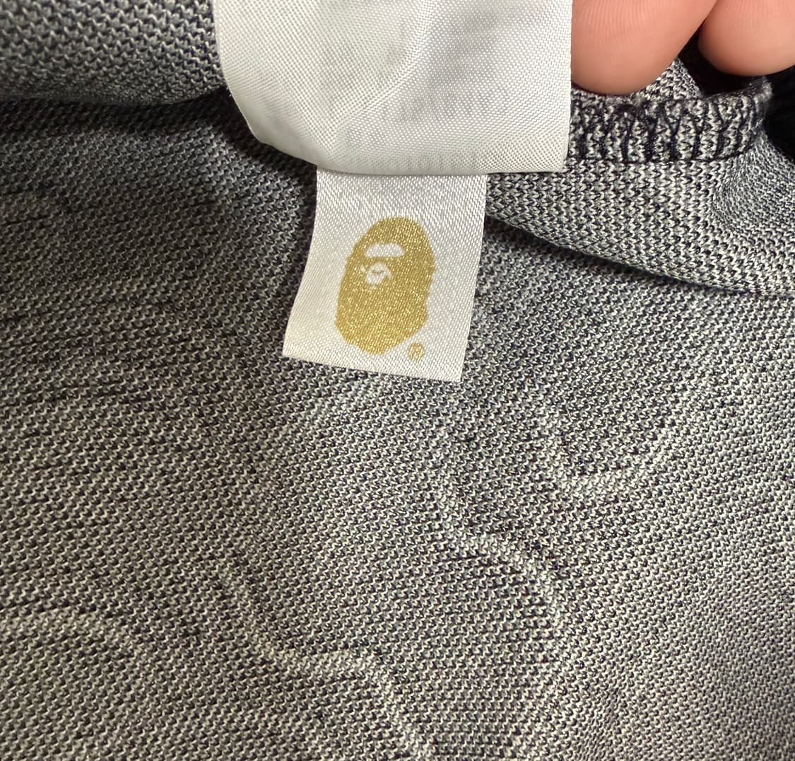 베이프 네온 카모 자카드 트랙 자켓 블랙 상품이미지4