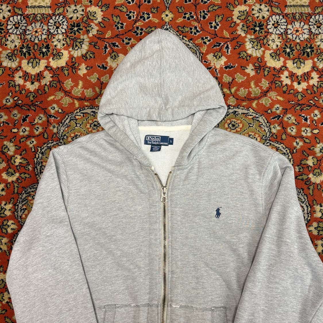 [L] 폴로 랄프로렌 그레이 후드 집업 상품이미지3