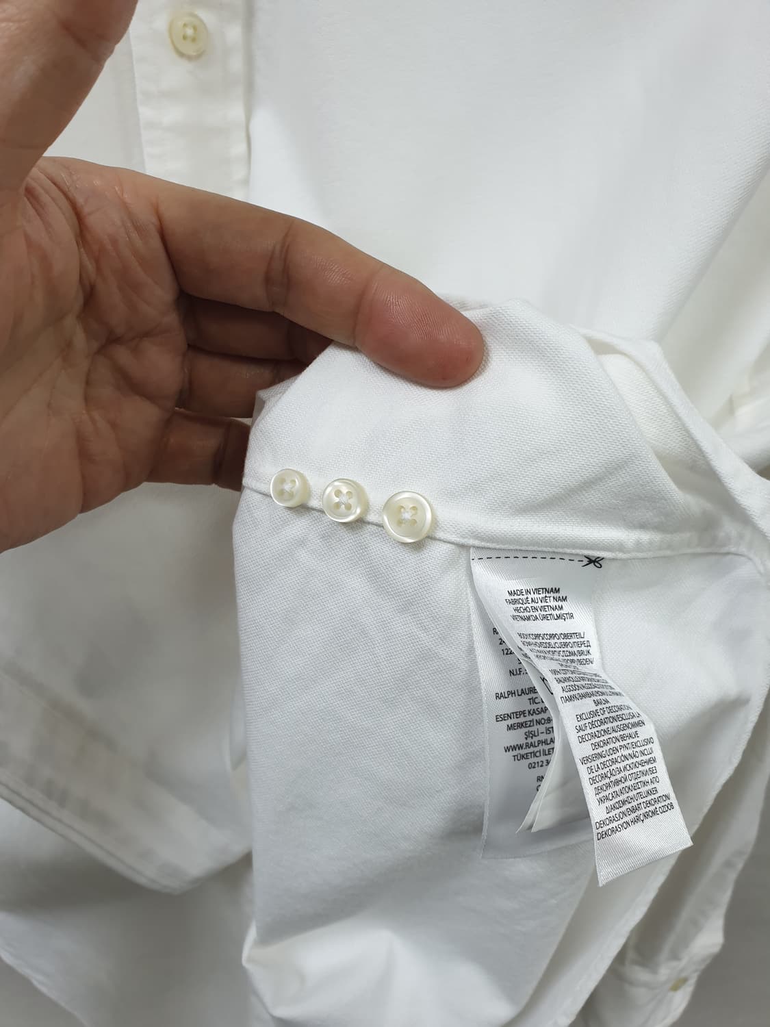 [L/105/정품] 폴로 옥스퍼드 스판셔츠 상품이미지7