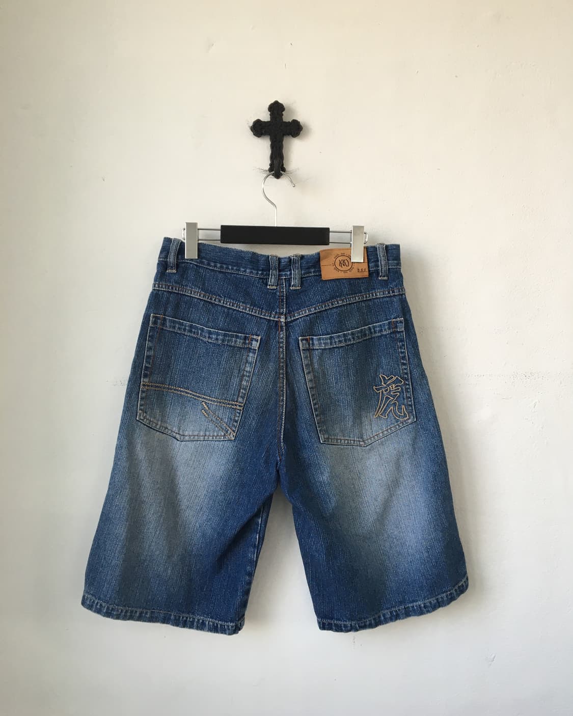 Needle work point denim pants 상품이미지3