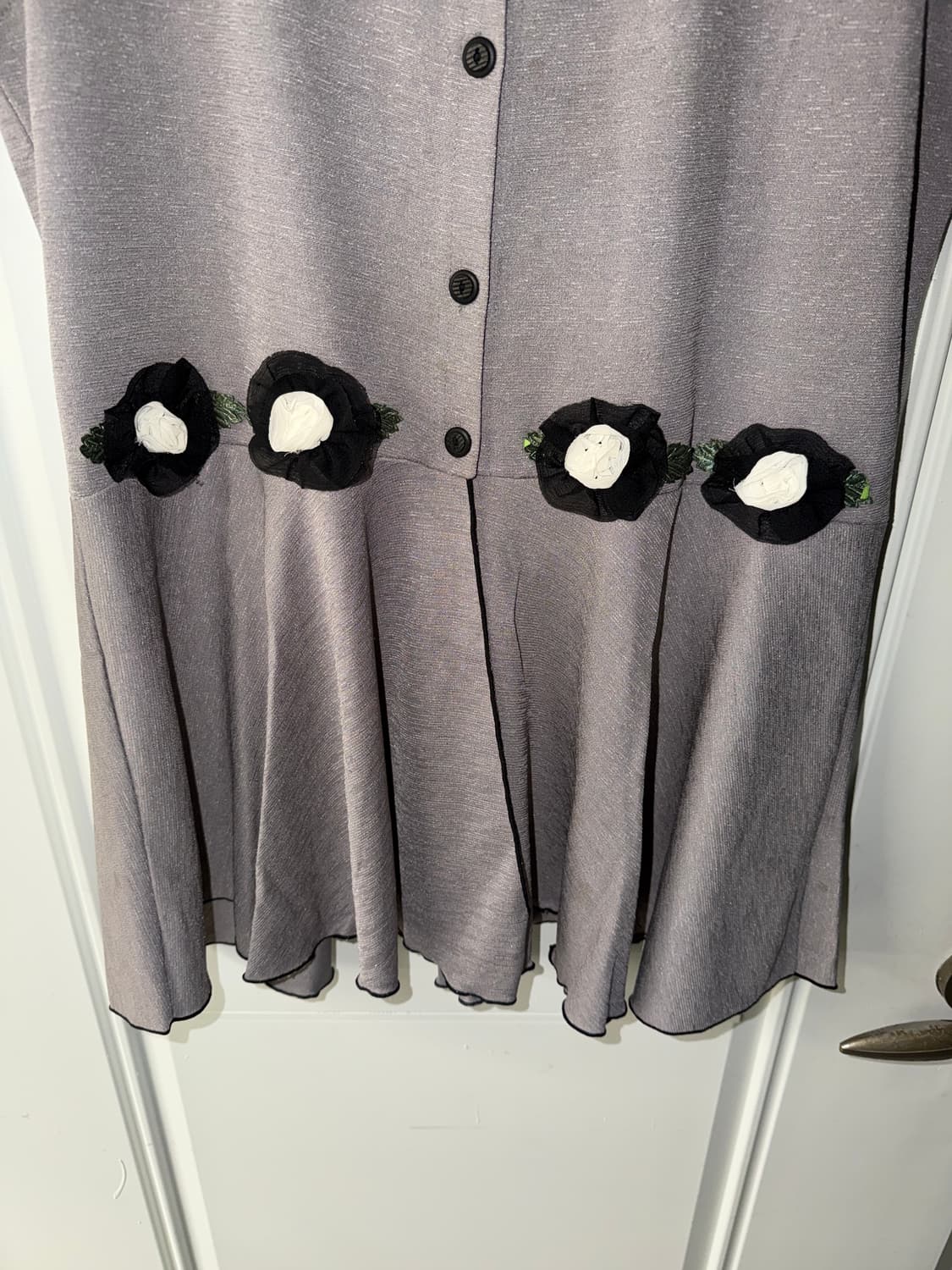 일본빈티지 페어리 플라워 레이어드 베스트 상품이미지3