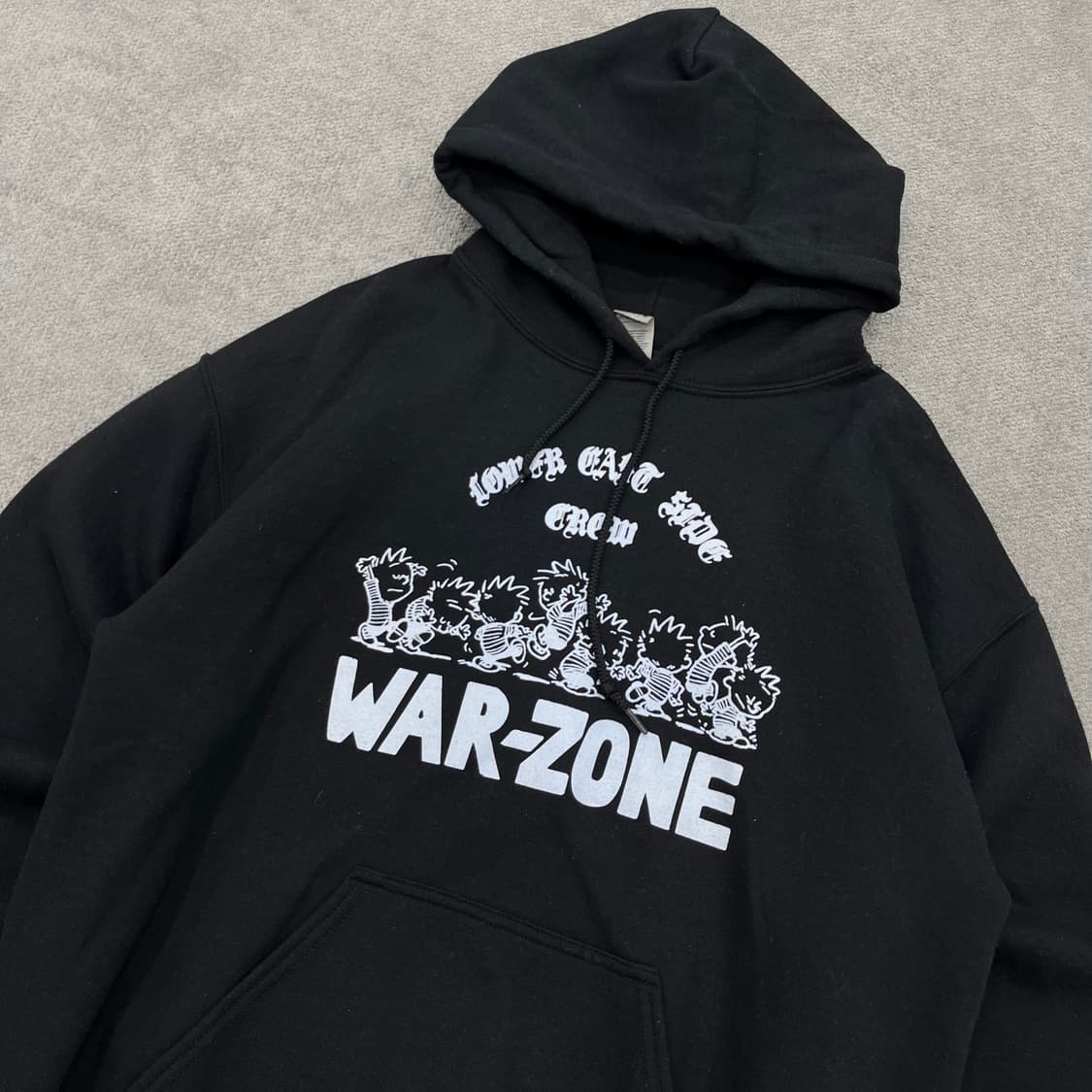 M Gildan 워존 블랙 후드티 상품이미지2