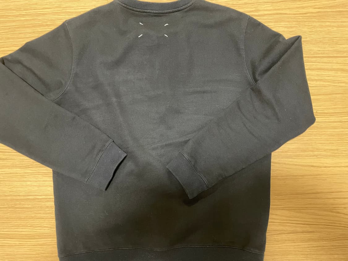 메종 마르지엘라 맨투맨 블랙 상품이미지3