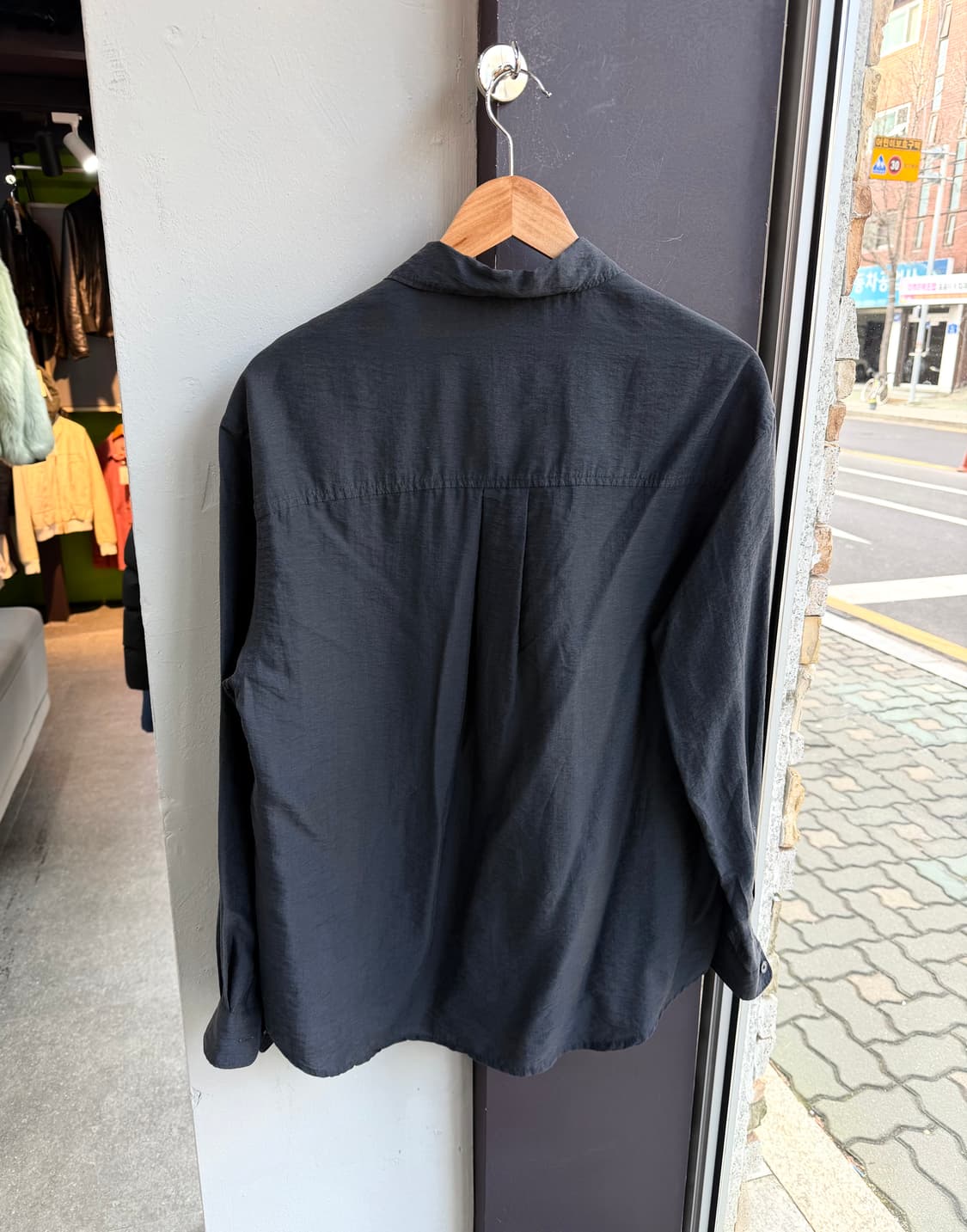 100~105/ 타임옴므 24SS 시어서커 레이온 셔츠 상품이미지6