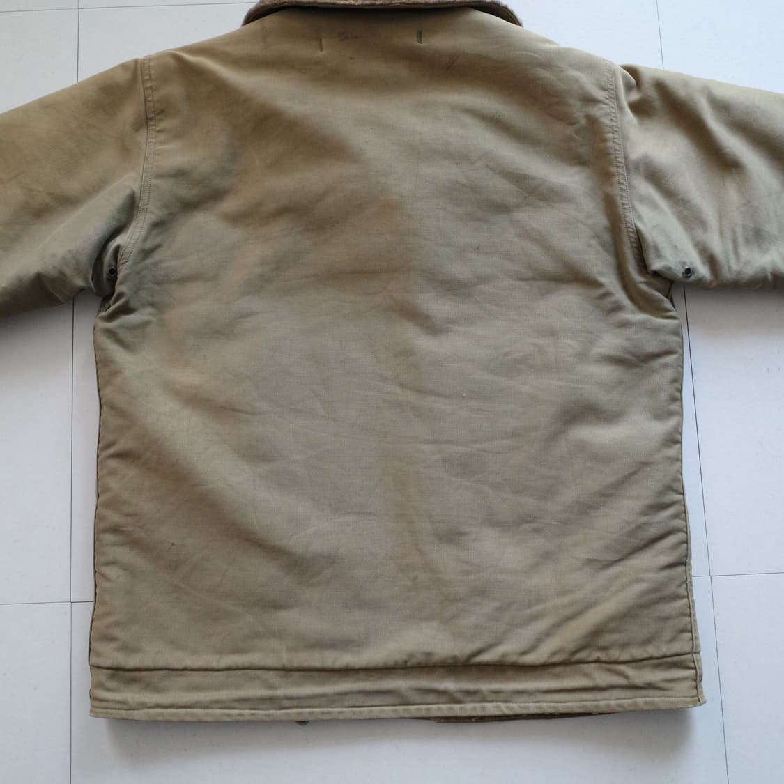 40s WWII 미해군 오리지널 USN 덱지켓 NXsx 38 상품이미지6