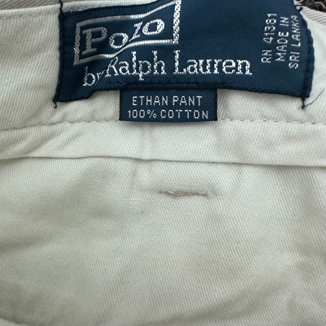 POLO 폴로 랄프로렌 면 코튼 바지 팬츠 35인치 상품이미지5