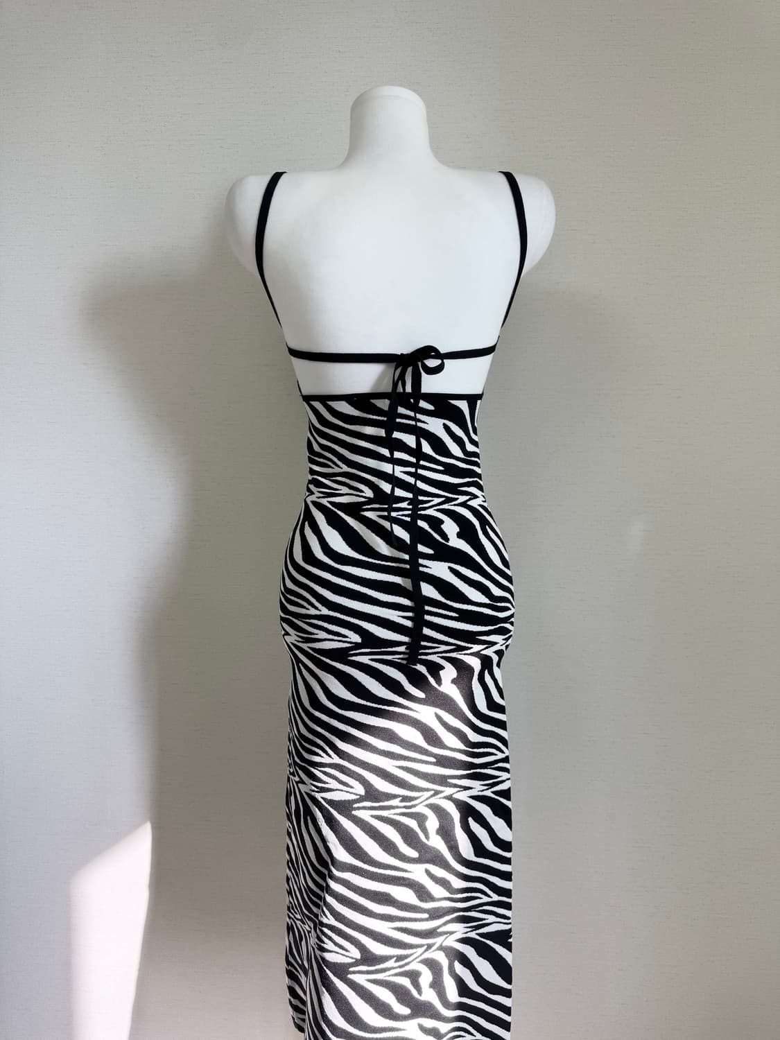 자라) 지브라 끈나시 롱 원피스 상품이미지5